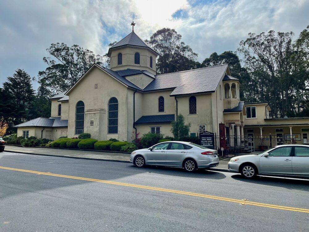 Street view of St. John Armenian Church at 275 Olympia Way.