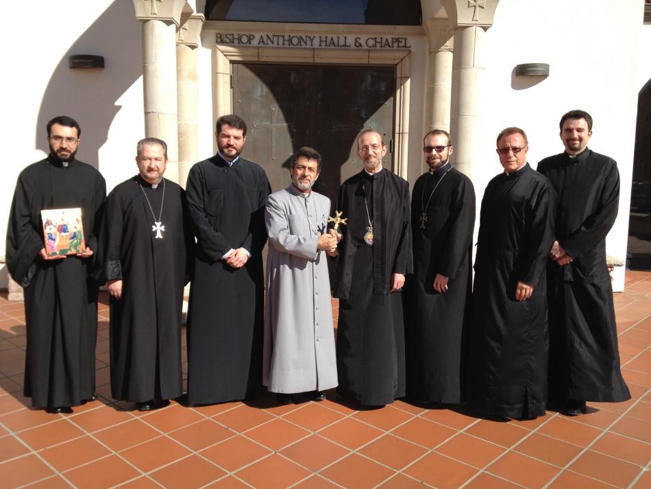 Metropolitan Gerasimos Hosts Meeting with Abp. Hovnan Derderian