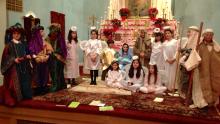 Our children arrayed in the Nativity of Christ