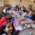 Parishioners of all ages prepare kufta together for St. John’s Food Festival.